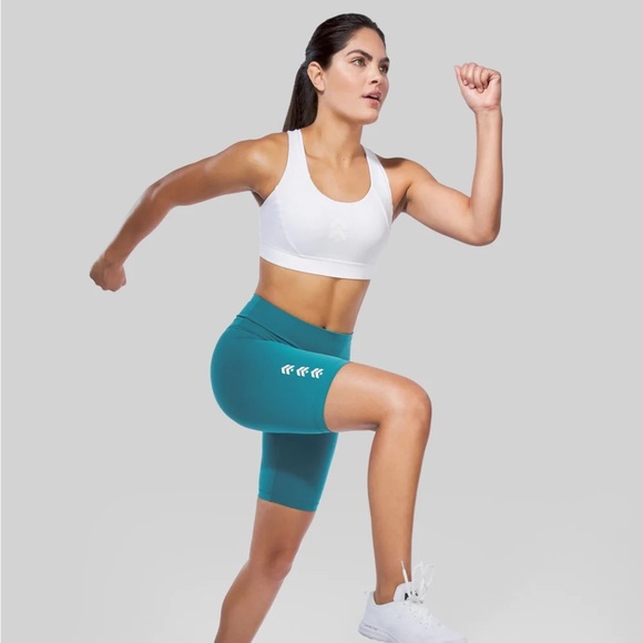 NEW Lululemon Teal Wunder Train High Waisted 8” short in teal aqua - Picture 2 of 13